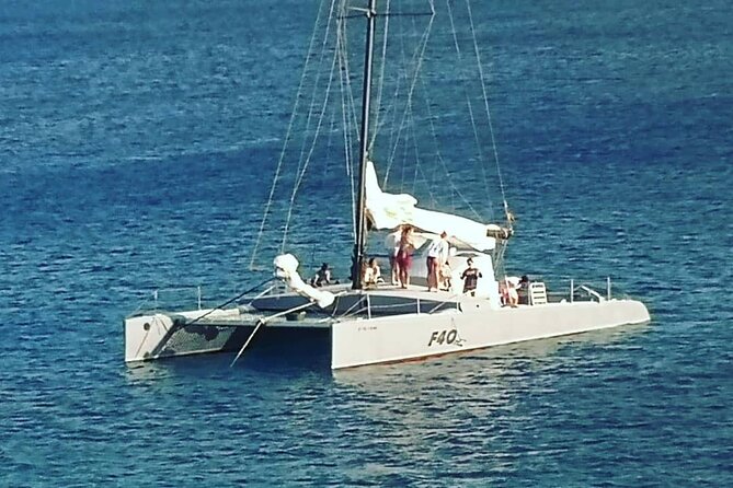Catamaran F40 Lanzarote Sailing - Crew and Safety