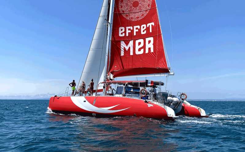 Catamaran Lucile 2 | Le Barcares Sail NGrill - Coastline Exploration