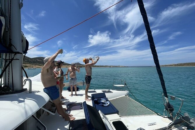 Catamaran Semi Private Cruise Paros Antiparos Includes Food and Drinks - Details About the Cruise