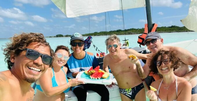 Catamaran Through the Bacalar Lagoon and Make New Friends - Group Size and Languages