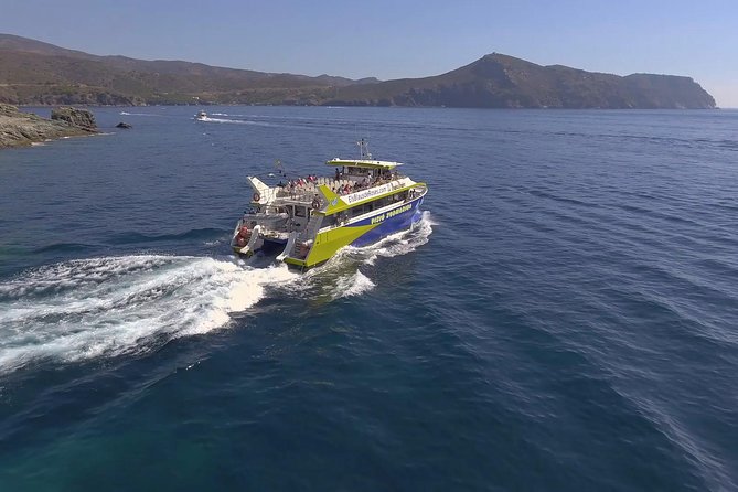 Catamaran to Cap Norfeu & Joncols With Super Submarine Vision - Catamaran Cruise Route