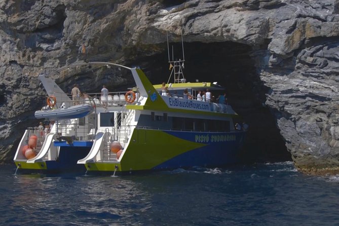 Catamaran to Cap Norfeu & Joncols With Super Submarine Vision - Scenic Landmarks Sighted