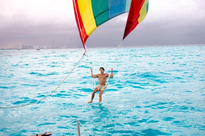 Catamaran to Isla Mujeres, Open Bar, Buffet, Beach Club Included - Catamaran Excursion Details