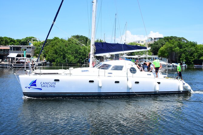 Catamaran Tour to Isla Mujeres, Open Bar, Lunch, Snorkeling, Beach Club Included - Additional Information