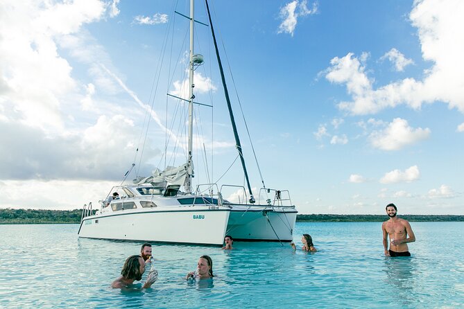 Catamaran With Open Bar Through the Lagoon of the 7 Colors - Exploring the Lagoon