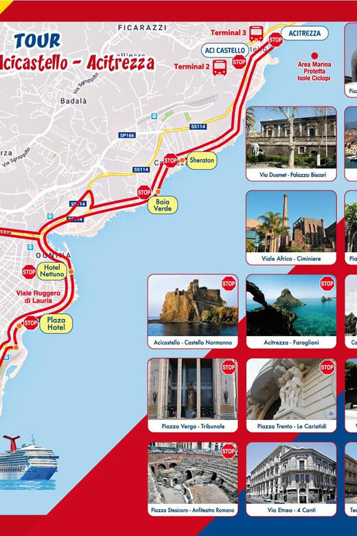 Catania: Hop-On, Hop-Off Bus to Acicastello and Acitrezza - Tour Features and Accessibility