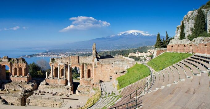 Catania: Taormina, Isola Bella, & Castelmola Full-Day Tour - Admiring Castelmolas Panoramic Views