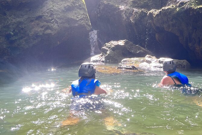 Cave Adventure: Canyon and Hidden Waterfall in Charco Azul - Traversing Through the Hidden Waterfall