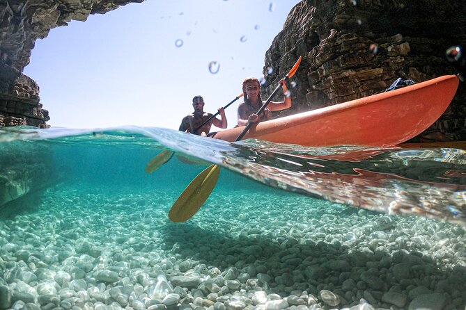 Cave Exploring by Kayak - Paddling Along Kamenjak