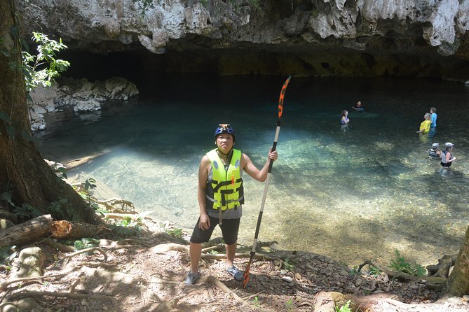 Cave-Tube or Kayak and Ziplining With Pickup From Ambergris Caye - Kayaking Through Cave Systems