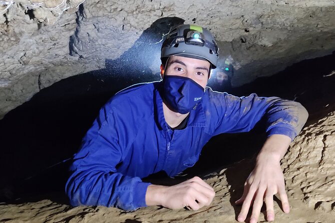 Caving + Rappelling + Climbing - Meeting and End Point