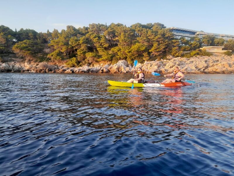 Cavtat: Sunset Guided Sea Kayaking Tour - Location and Duration