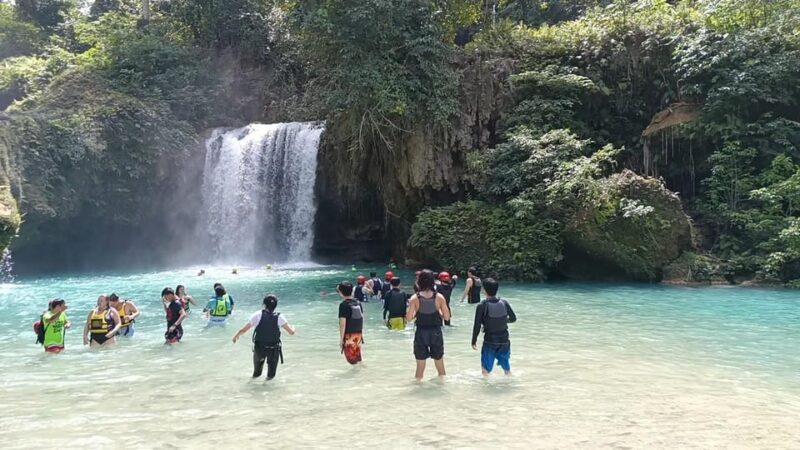 Cebu: Whale Shark Swim and Kawasan Canyoneering Group Tour - Kawasan Falls Canyoneering