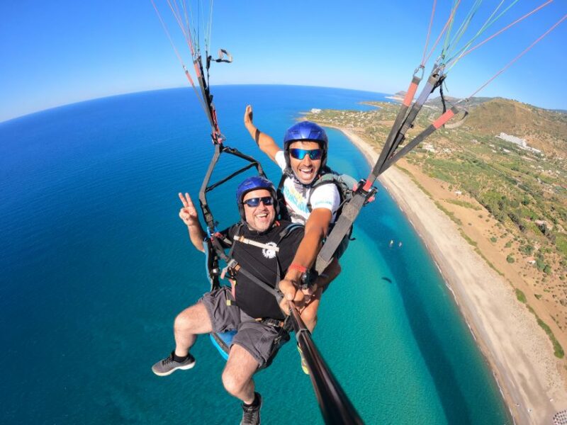 Cefalù: Tandem Paragliding Flight and GoPro12 Video - Meeting and Pickup