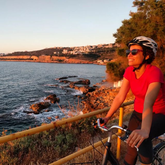 Chania Alternative Sunset Bike Tour - Sunset Views at Tabakaria