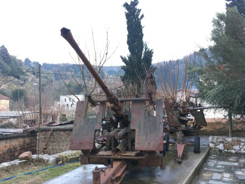 Chania Battle of Crete Private Tour: ANZAC Evacuation Route - Bofors 40 Mm Anti-Aircraft Gun