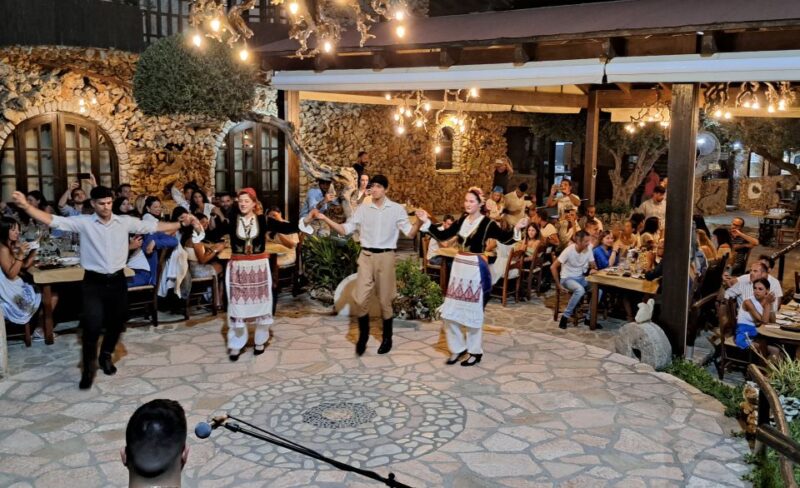 Chania: Cretan Folklore Dance Show With Dinner and Pickup - Dining and Libations