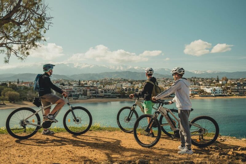 Chania: E-Bike Tour From Platanias-Agias Lake and Vatolakos - Key Points