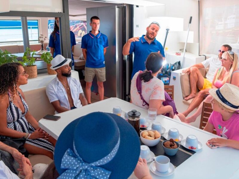 Chania: Family-Friendly Catamaran Cruise With Lunch & Drinks - Onboard Refreshments and Meal