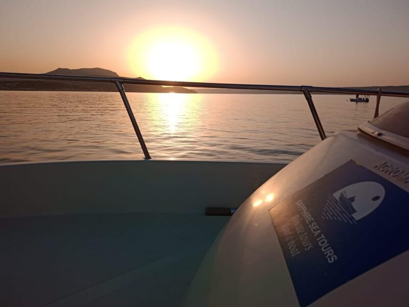 Chania-Kalyves: Private Boat Cruise With Swim Stops - Key Points