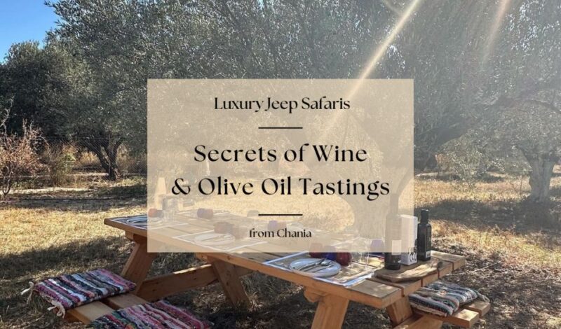 Chania Luxury Jeep Safaris: Wine & Olive Oil Tasting Secrets - Taking in Magnificent Landscapes