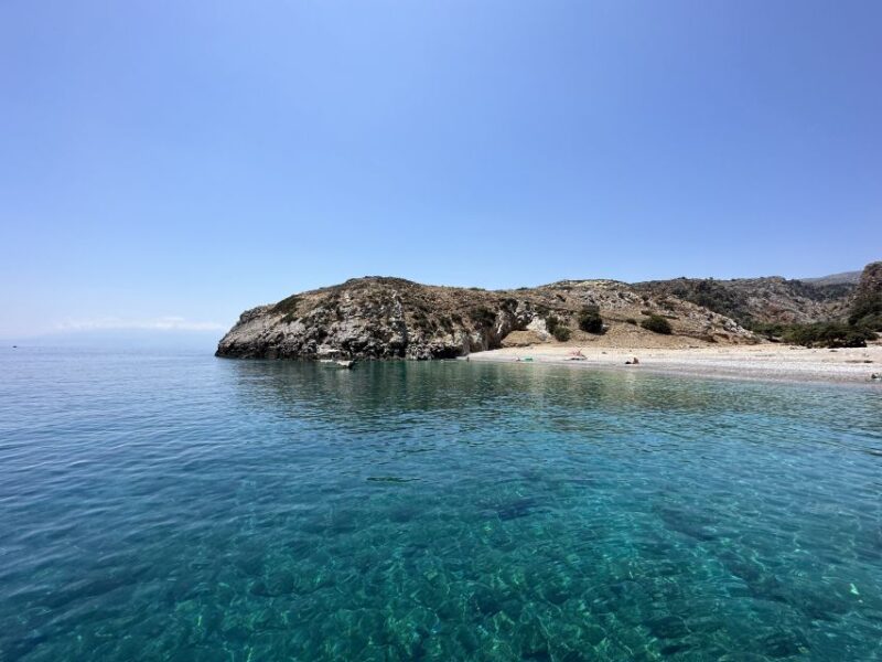 Chania: Menies Beach & Chironisia Bay Cruise With Snorkeling - Pricing and Availability