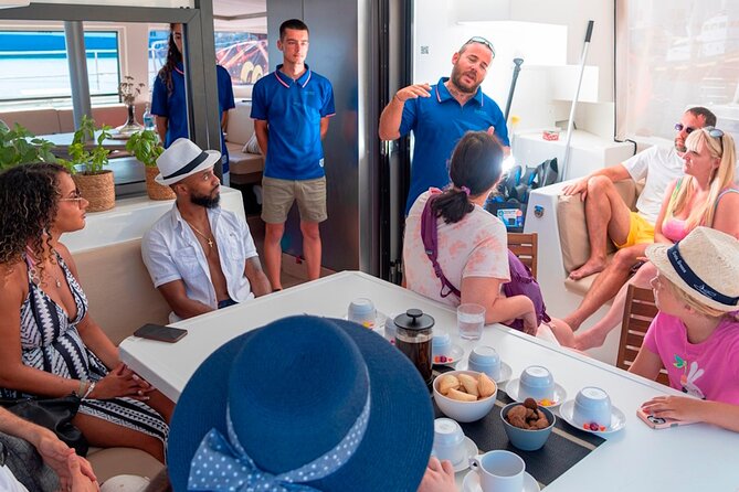 Chania Morning Catamaran Cruise With Snorkeling and Lunch - Onboard Amenities and Activities