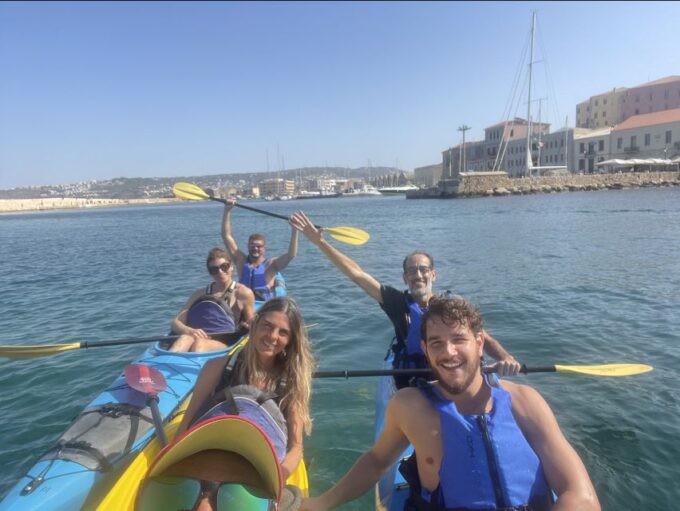 Chania: Morning Sea Kayak Tour Along the Coastline - Break and Swimming at Lazaretta