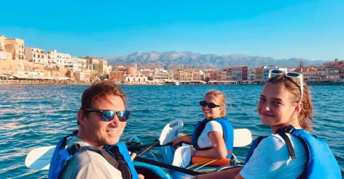 Chania: Morning Sea Kayak Tour Along the Coastline - Sightseeing and Kayaking