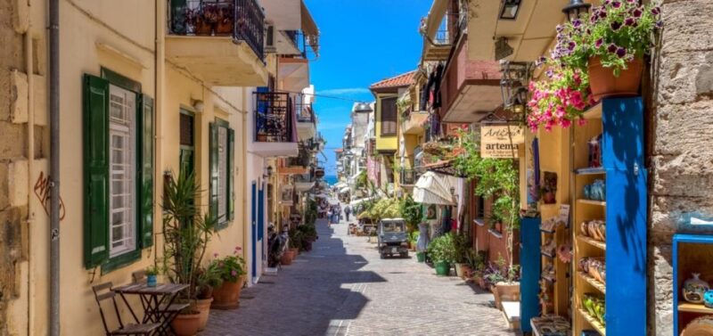 Chania: Private Guided Food and Wine Walking Tour With Lunch - Wine Tasting