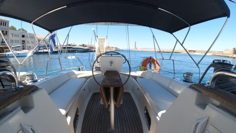 Chania: Private Sailing Cruise With Snorkel, Lunch & Drinks - Chanias Old Venetian Harbour