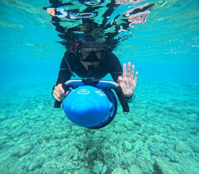 Chania: Sea Scooter Snorkeling Boat Tour - Snorkel in Chania