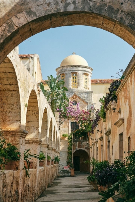 CHANIA Town, Agia Triada Monastery, Botanical Park & Garden - Pickup and Drop-off Location