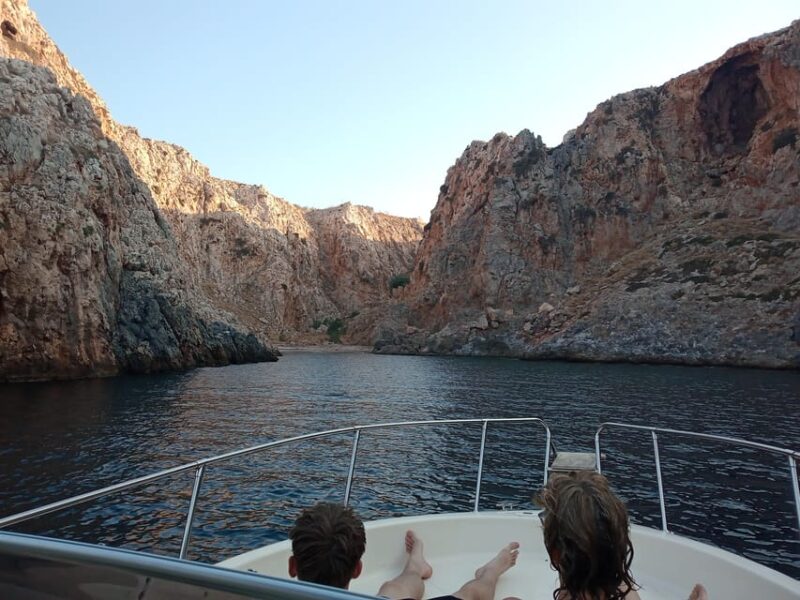 Chania,Kalyves-The Three Cove Boat Trip - Itinerary