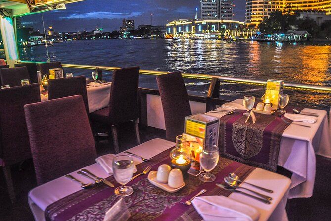 Chaophraya Cruise Dinner Cruise Along With Chao Phraya River Bangkok - Cancellation and Pricing Information