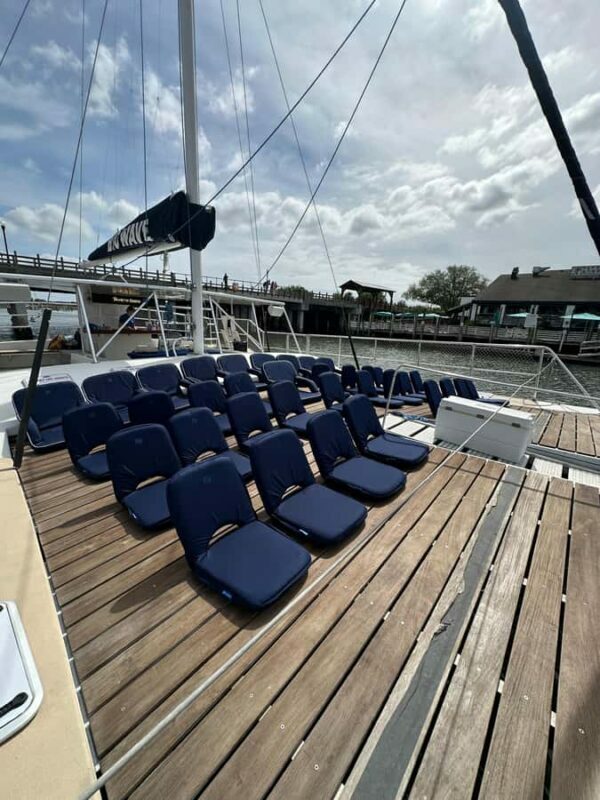 Charleston Afternoon Sail - Lux Catamaran w/Seating & Shade - The Experience in Detail