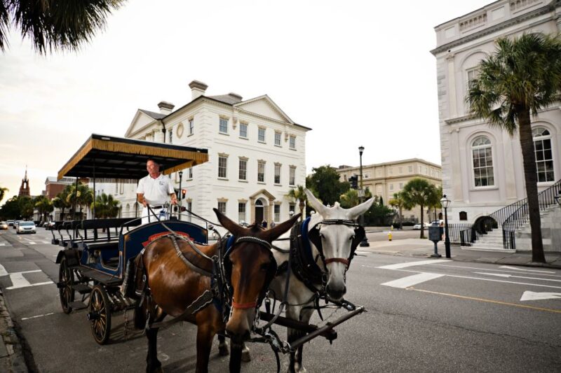 Charleston: Downtown Evening Haunted History Carriage Tour - Duration and Pricing