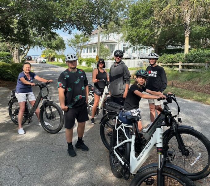 Charleston: Film & OBX Locations E-Bike Tour - Local Life and Landmarks