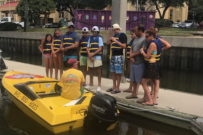 Charleston Harbor Speed Boat Adventure Tour - Meeting Point and Pickup