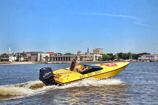 Charleston Harbor Speed Boat Adventure Tour - Minimum Party Size