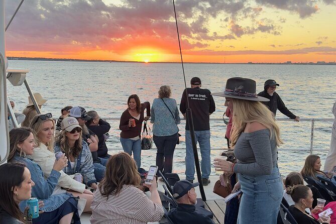 Charleston Iconic Sunset Sail - Lux Catamaran w/Bar & Bathrooms - Key Points