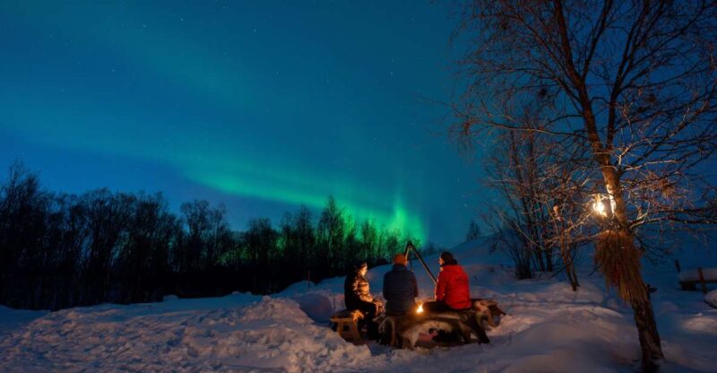 Chasing the Dancing Aurora in Our Winter Camp in Harstad - Winter Camp Experience