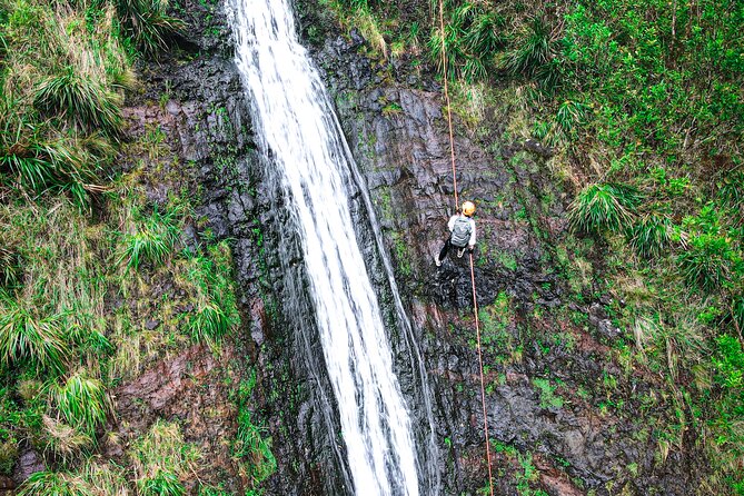 Chasing Waterfalls:Wild Hawaii Rappelling - Navigating Challenging Terrain