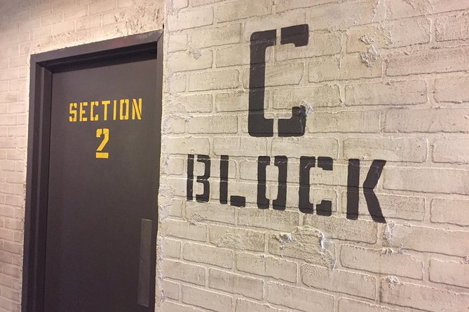 Chattanooga C-Block Prison Break Escape Room Admission Ticket - Group Size and Gratuities