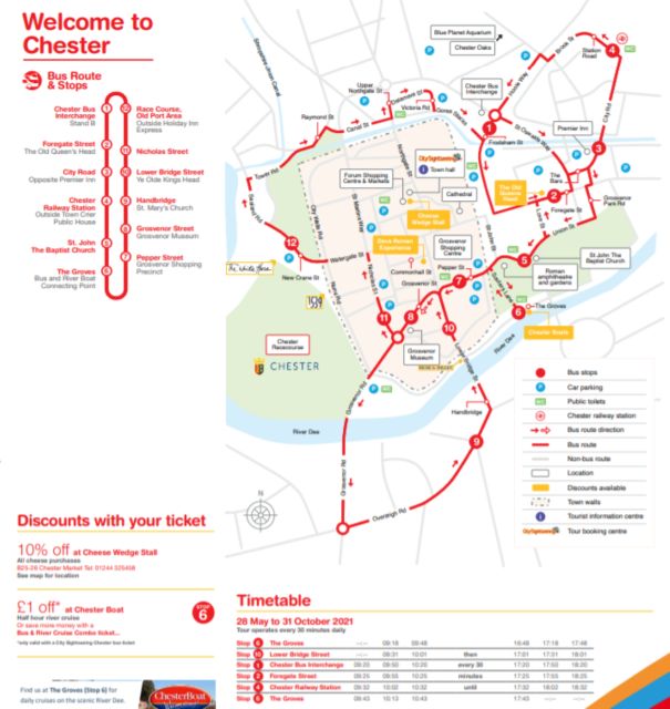 Chester: City Sightseeing Hop-On Hop-Off Bus Tour - Cancellation Policy