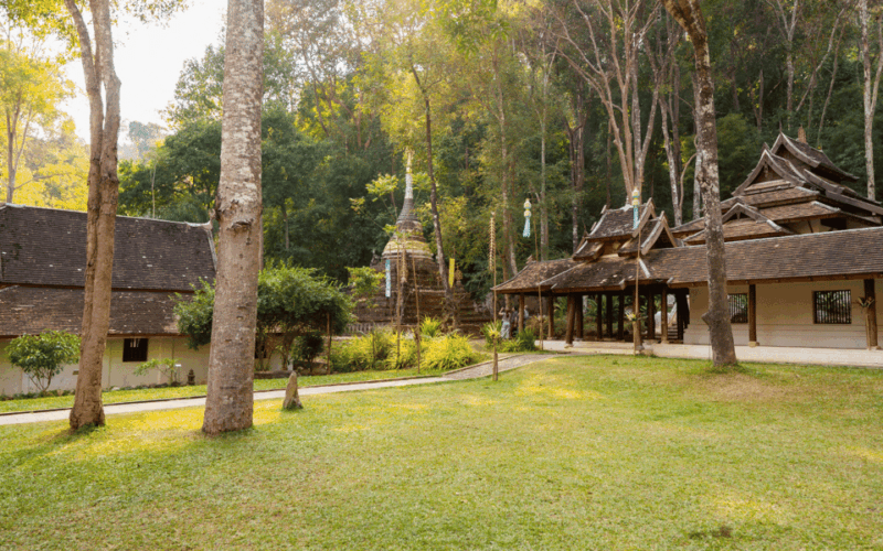 Chiang Mai: Doi Suthep Temple and Waterfall by Songtaew Trio - Exploring Huay Kaew Waterfall