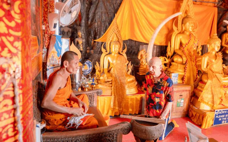 Chiang Mai: Doi Suthep Temple and Waterfall by Songtaew Trio - Ascent to Wat Prathat Doi Suthep
