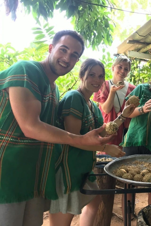 Chiang Mai: Elephant Feeding Experience, Hand Feed Elephants - Dressing in Thai Karen Attire