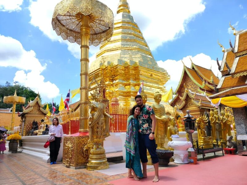 Chiang Mai: Elephant Sanctuary Experience & Doi Suthep Tour - Itinerary Highlights