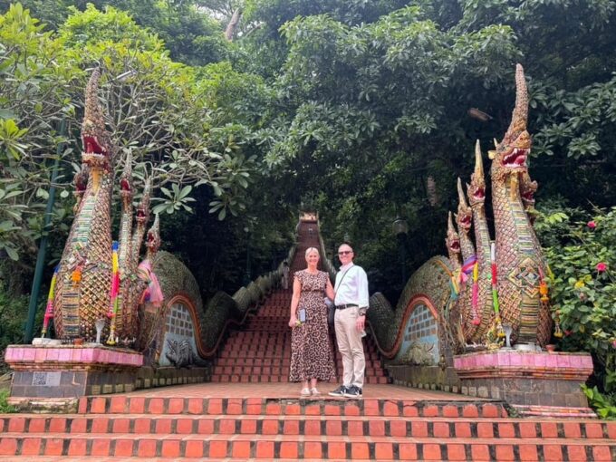 Chiang Mai: Elephant Sanctuary, Monk Trail & Doi Suthep Tour - Engaging With Elephants at Pon Elephant Thailand